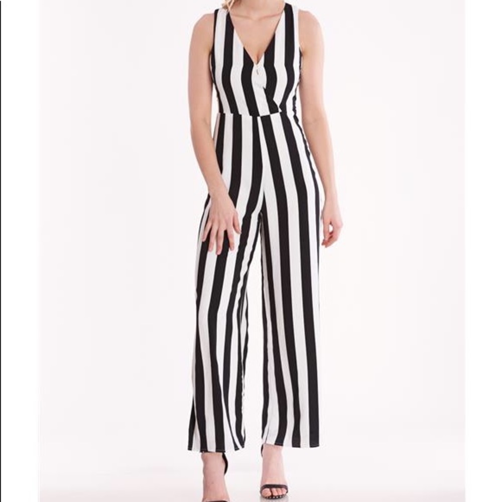 Striped Jumpsuit